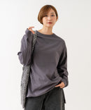 【HANES/ヘインズ】【ヘビーウェイト（肉厚）のコットン100％生地を使用】1P BEEFY-T for HER ボリュームスリーブTシャツ 長袖 無地 シンプル タフ サイドスリット 華奢見え タグレス仕様 ❘ジーンズメイト公式オンラインショップ
