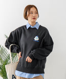 【C-FORT POINT/フォートポイント】オバケスケボー 刺繍トレーナー