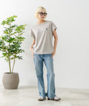 リラックスフィットワンポイント刺繍フレンチスリーブ Ｔシャツ 【U.S. POLO ASSN./ユーエスポロアッスン】　　　　　　　　　　　　　　　　　　　　　　　　　　　　　　　　　　　　　　　　　　　　　　　　　　　　　　　　　　　　