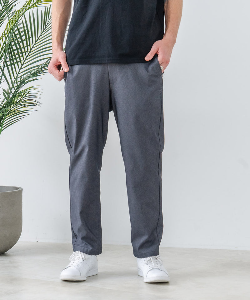 快適！スーパーストレッチイージーパンツ イージーケア 接触冷感 前開き ウエストゴム UVカット【Blue Standard:ブルースタンダード】