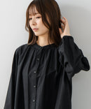 【FORT POINT/フォートポイント】スカラップ 刺繍 ブラウス