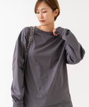 【HANES/ヘインズ】【ヘビーウェイト（肉厚）のコットン100％生地を使用】1P BEEFY-T for HER ボリュームスリーブTシャツ 長袖 無地 シンプル タフ サイドスリット 華奢見え タグレス仕様 ❘ジーンズメイト公式オンラインショップ