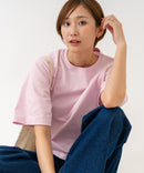 【HANES/ヘインズ】【ヘビーウェイト（肉厚）のコットン100％生地】1P BEEFY-T for HER クルーネックTシャツ 半袖 無地 シンプル タフ すっきり見え ボクシーシルエット タグレス仕様 ❘ジーンズメイト公式オンラインショップ
