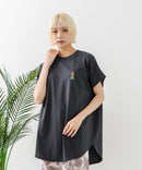 フレンチスリーブ ワンポイント刺繍Tシャツ【TeddyBear/テディベア】