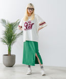 【CONVERSE/コンバース】ネップスラブ フットボールTシャツ zo