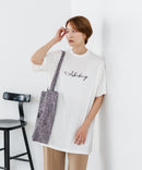 【C-FORTPOINT/フォートポイント】【動きやすいサイドスリット入り】フロントロゴ 刺繍チュニック ゆったりシルエット 体形カバー シンプル カジュアル
