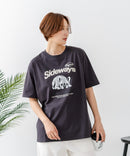 【C-FORT POINT/フォートポイント】【ゆったりルーズシルエット】フレンチブルドッグ×カレッジ風ロゴTシャツ フレブル 犬好き 古着風 ヴィンテージ風 おしゃれ 可愛い