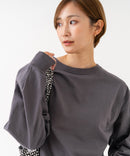 【HANES/ヘインズ】【ヘビーウェイト（肉厚）のコットン100％生地を使用】1P BEEFY-T for HER ボリュームスリーブTシャツ 長袖 無地 シンプル タフ サイドスリット 華奢見え タグレス仕様 ❘ジーンズメイト公式オンラインショップ