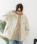 【CONVERSE/コンバース】ボア 切り替え フードジャケット