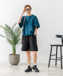 【C-FORTPOINT/フォートポイント】【ベルスリーブで魅せる、大人のこなれTシャツ。】ベルスリーブ オーバーサイズTシャツ 綿100％ 華奢見え ゆったり 二の腕カバー