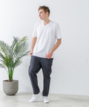 ZEROSTAIN Vネック Tシャツ 防汚 UVカット 汗染みの目立ちにくいTシャツ