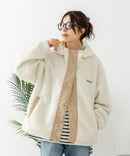 【CONVERSE/コンバース】ボア 切り替え フードジャケット