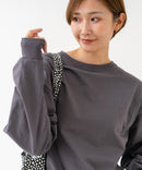【HANES/ヘインズ】【ヘビーウェイト（肉厚）のコットン100％生地を使用】1P BEEFY-T for HER ボリュームスリーブTシャツ 長袖 無地 シンプル タフ サイドスリット 華奢見え タグレス仕様 ❘ジーンズメイト公式オンラインショップ