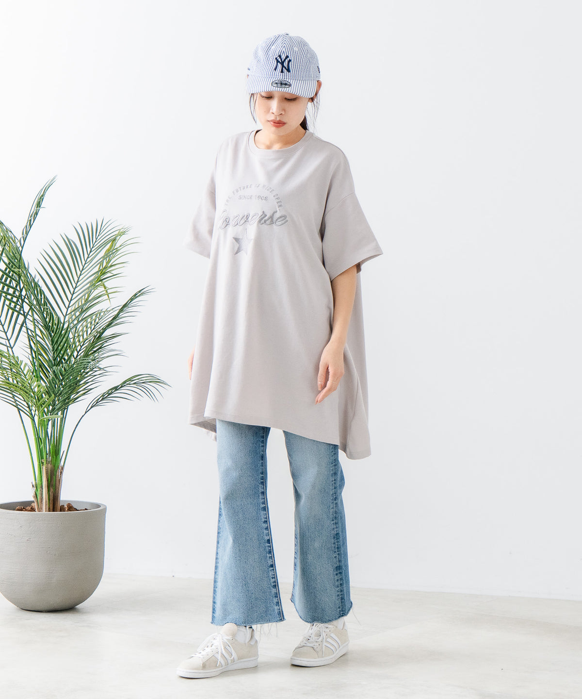 CONVERSE/コンバース】ポンチフレアチュニック zo