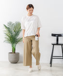 【C-FORTPOINT/フォートポイント】【接触冷感 ひんやり涼しい】冷感スムース素材 プリントTシャツ ルーズシルエット なめらか 落ち感 ニュアンスカラー 大人カジュアル