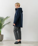 【BLUE STANDARD/ブルースタンダード】マルチファンクション フードハーフコート 撥水 防風 軽量 ビジカジ ビズ