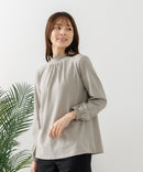 【FORT POINT/フォートポイント】シャーリング ハイネック トップス