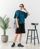 【C-FORTPOINT/フォートポイント】【ベルスリーブで魅せる、大人のこなれTシャツ。】ベルスリーブ オーバーサイズTシャツ 綿100％ 華奢見え ゆったり 二の腕カバー