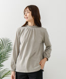 【FORT POINT/フォートポイント】シャーリング ハイネック トップス