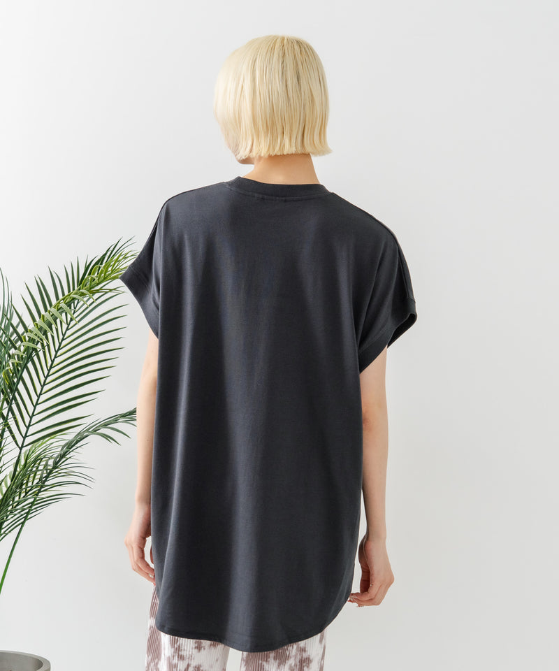 フレンチスリーブ ワンポイント刺繍Tシャツ【TeddyBear/テディベア】