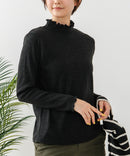 【C-FORT POINT/フォートポイント】リブニットソー エリシャーリング プルオーバー