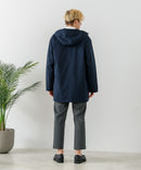 【BLUE STANDARD/ブルースタンダード】マルチファンクション フードハーフコート 撥水 防風 軽量 ビジカジ ビズ