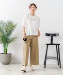 【C-FORTPOINT/フォートポイント】【接触冷感 ひんやり涼しい】冷感スムース素材 プリントTシャツ ルーズシルエット なめらか 落ち感 ニュアンスカラー 大人カジュアル