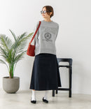 【C-FORT POINT/フォートポイント】カレッジロゴ ステッチ刺繍トレーナー