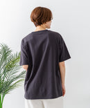 【C-FORT POINT/フォートポイント】【ゆったりルーズシルエット】フレンチブルドッグ×カレッジ風ロゴTシャツ フレブル 犬好き 古着風 ヴィンテージ風 おしゃれ 可愛い