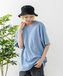 USAコットン ワッペンロゴ刺繍 無地 クルーネック半袖Tシャツ レディース メンズ【DISCUS/ディスカス】