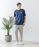 ZEROSTAIN 胸ポケット 刺繍Tシャツ 汗染みの目立ちにくいTシャツ 防汚 ＵＶカット アニマル おじさん ビール アメ車