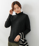 【C-FORT POINT/フォートポイント】リブニットソー エリシャーリング プルオーバー