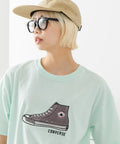 【CONVERSE/コンバース】シューズサガラ刺繍Tシャツ