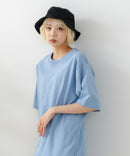 USAコットン ワッペンロゴ刺繍 無地 クルーネック半袖Tシャツ レディース メンズ【DISCUS/ディスカス】