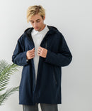 【BLUE STANDARD/ブルースタンダード】マルチファンクション フードハーフコート 撥水 防風 軽量 ビジカジ ビズ