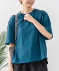 【C-FORTPOINT/フォートポイント】【ベルスリーブで魅せる、大人のこなれTシャツ。】ベルスリーブ オーバーサイズTシャツ 綿100％ 華奢見え ゆったり 二の腕カバー