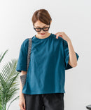【C-FORTPOINT/フォートポイント】【ベルスリーブで魅せる、大人のこなれTシャツ。】ベルスリーブ オーバーサイズTシャツ 綿100％ 華奢見え ゆったり 二の腕カバー