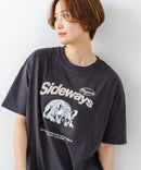 【C-FORT POINT/フォートポイント】【ゆったりルーズシルエット】フレンチブルドッグ×カレッジ風ロゴTシャツ フレブル 犬好き 古着風 ヴィンテージ風 おしゃれ 可愛い