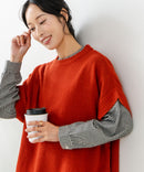 【C-FORT POINT/フォートポイント】ニットベスト＋ブラウスアンサンブル2