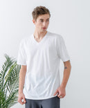 ZEROSTAIN Vネック Tシャツ 防汚 UVカット 汗染みの目立ちにくいTシャツ