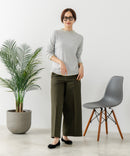 【C-FORT POINT/フォートポイント】ハイネック メロウ配色 プルオーバートップス