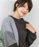 【C-FORT POINT/フォートポイント】コーデュロイ ワッフル 切り替え チュニック