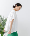 5分袖 刺繍 ポケット付Tシャツ【C17/シーセブンティーン】