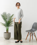 【C-FORT POINT/フォートポイント】ハイネック メロウ配色 プルオーバートップス