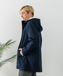 【BLUE STANDARD/ブルースタンダード】マルチファンクション フードハーフコート 撥水 防風 軽量 ビジカジ ビズ