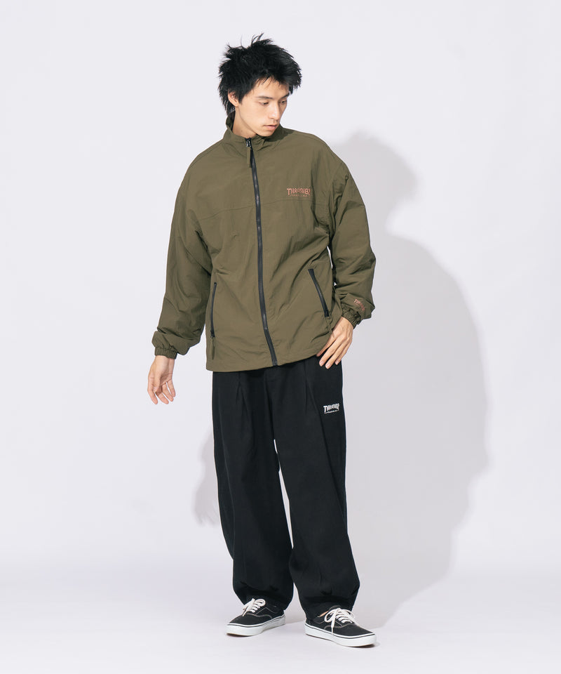 ナイロン 裏総柄 スタンドジャケット THRASHER スラッシャー