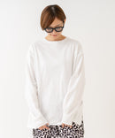 【HANES/ヘインズ】【ヘビーウェイト（肉厚）のコットン100％生地を使用】1P BEEFY-T for HER ボリュームスリーブTシャツ 長袖 無地 シンプル タフ サイドスリット 華奢見え タグレス仕様 ❘ジーンズメイト公式オンラインショップ