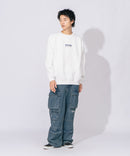 裏起毛 バック刺繍＆プリント クルーネックスウェット THRASHER スラッシャー　