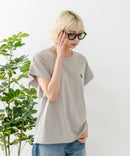 リラックスフィットワンポイント刺繍フレンチスリーブ Ｔシャツ 【U.S. POLO ASSN./ユーエスポロアッスン】　　　　　　　　　　　　　　　　　　　　　　　　　　　　　　　　　　　　　　　　　　　　　　　　　　　　　　　　　　　　