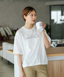 【C-FORTPOINT/フォートポイント】【接触冷感 ひんやり涼しい】冷感スムース素材 プリントTシャツ ルーズシルエット なめらか 落ち感 ニュアンスカラー 大人カジュアル
